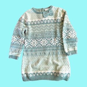 Adrienne Vittadini Bambi Girls sweater dress. Size 24 months.